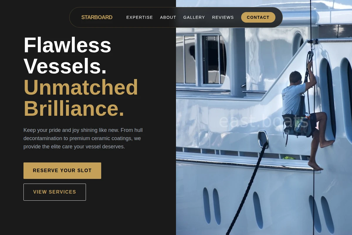 Starboard Boat Cleaning