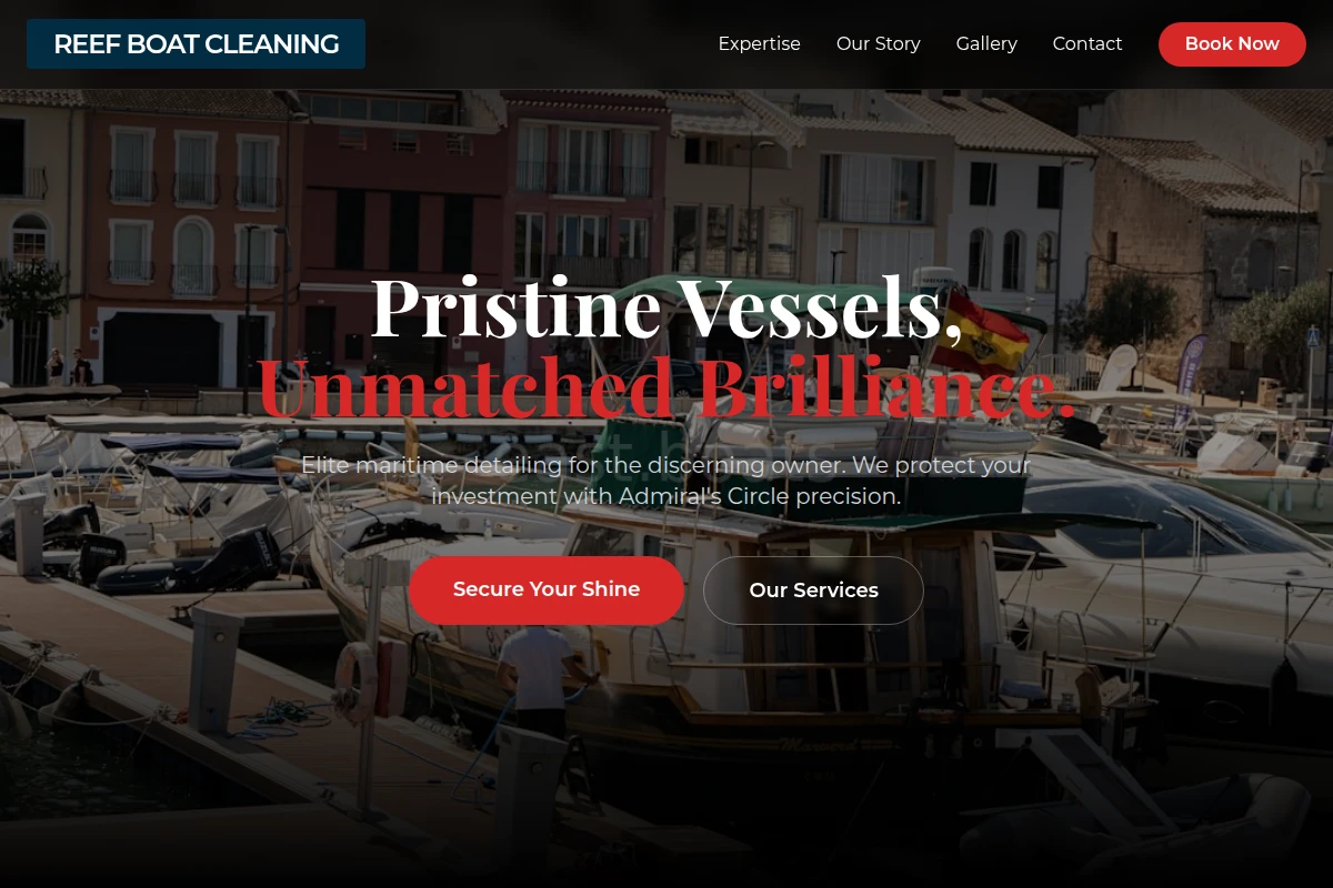 Reef Boat Cleaning