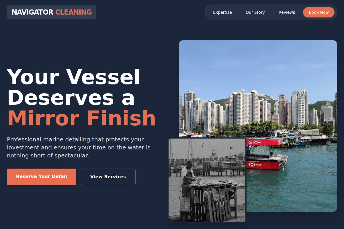 Navigator Boat Cleaning
