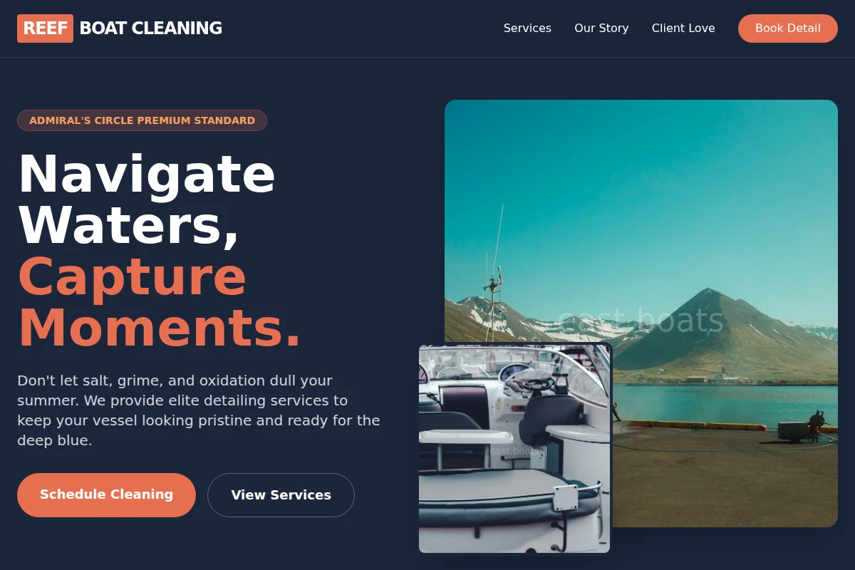Reef Boat Cleaning