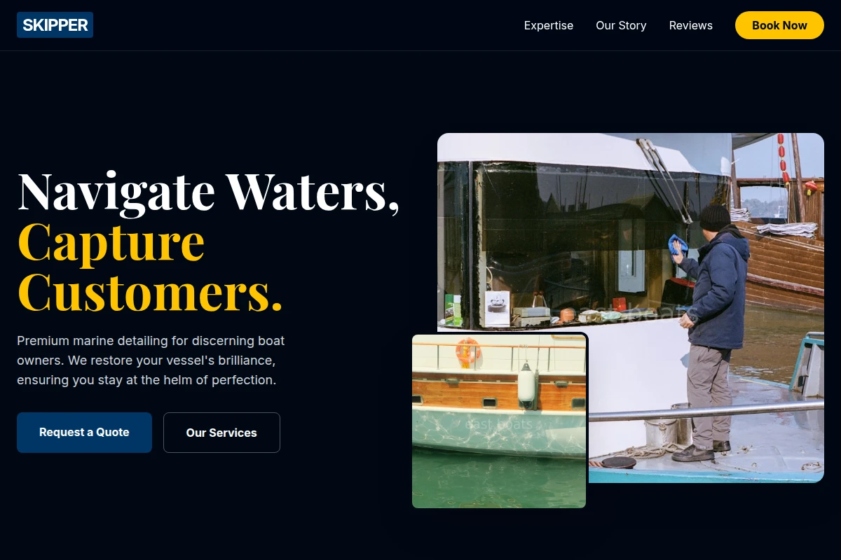 Skipper Boat Cleaning