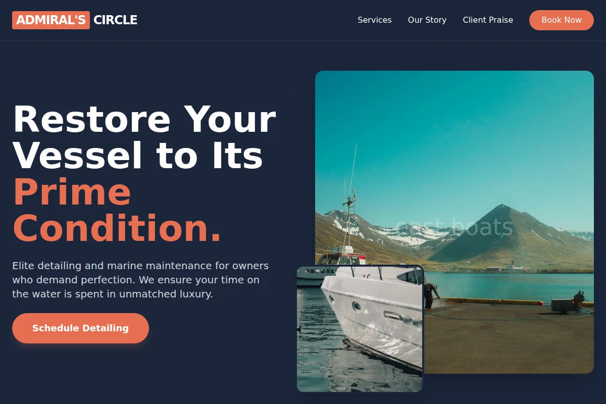 Nautical Boat Cleaning