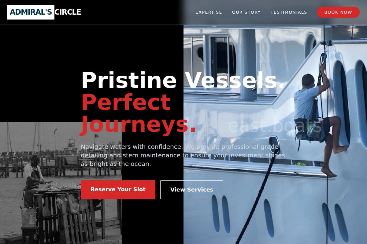 Stern Boat Cleaning