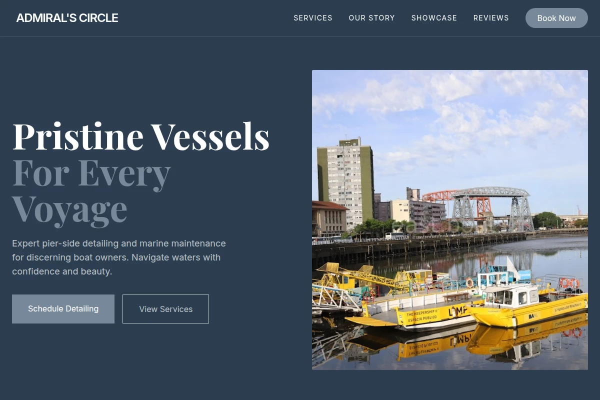 Pier Boat Cleaning