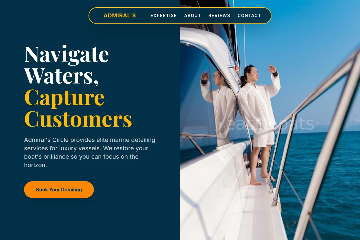 Nautical Boat Cleaning