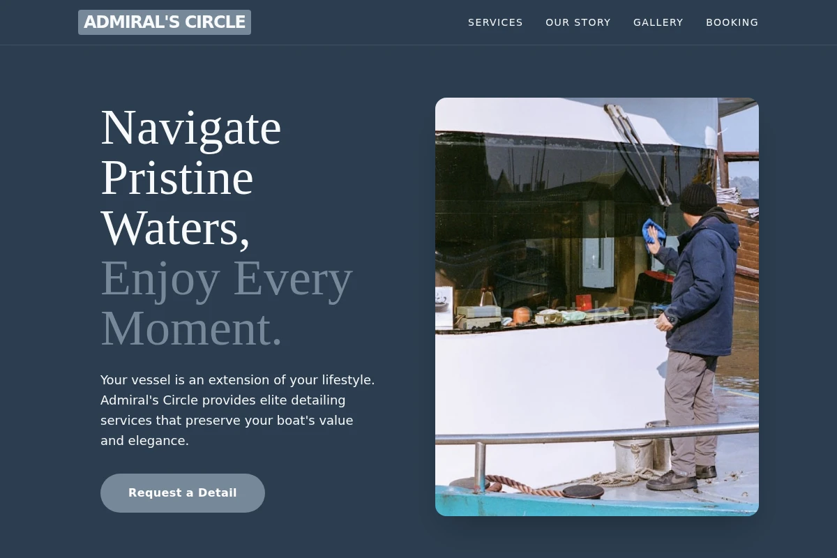 Deck Boat Cleaning