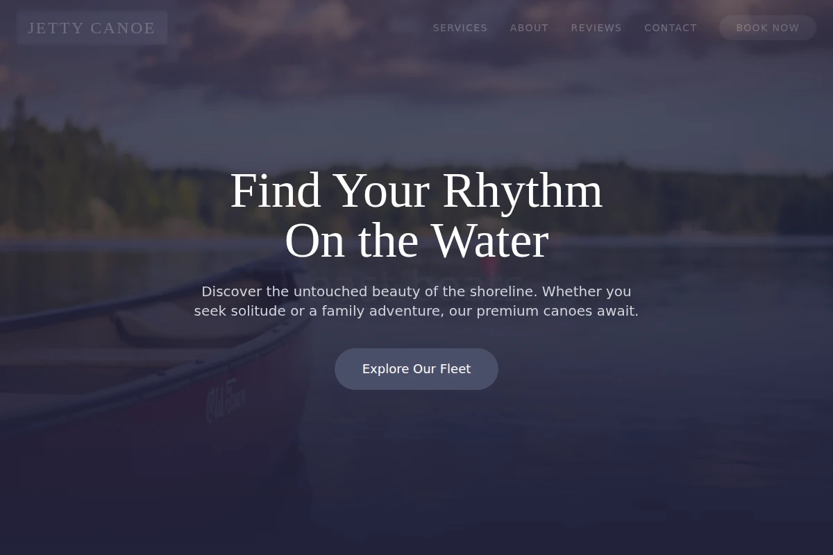 Jetty Canoe