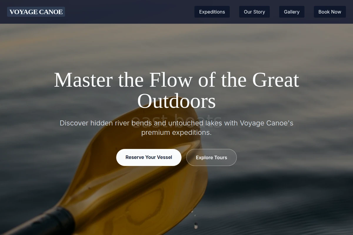Voyage Canoe