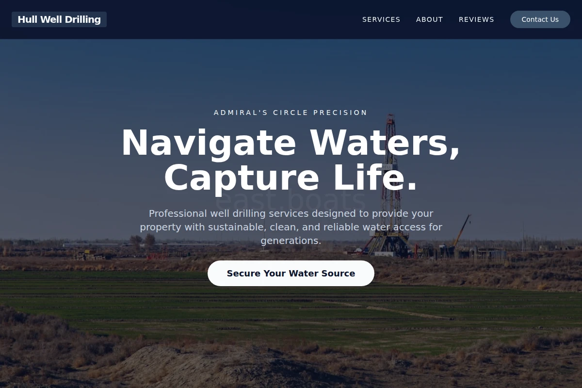 Hull Well Drilling