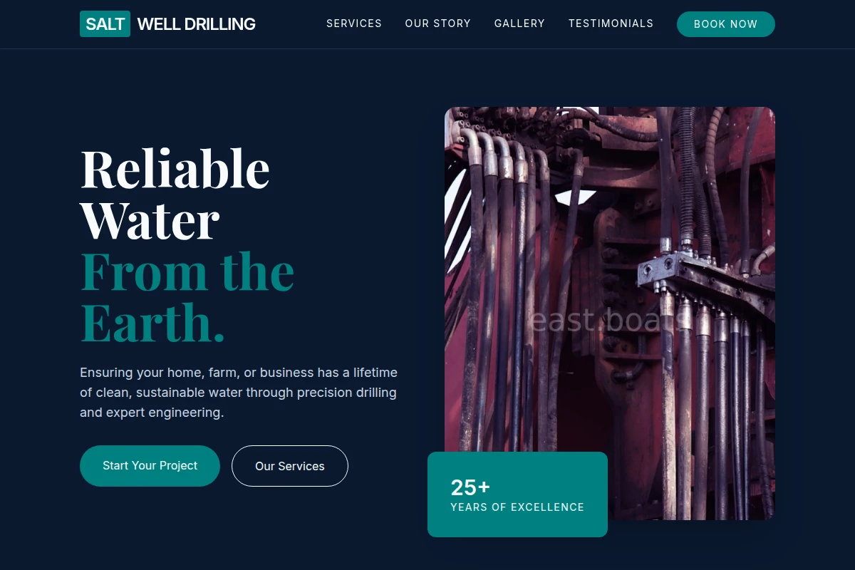 Salt Well Drilling