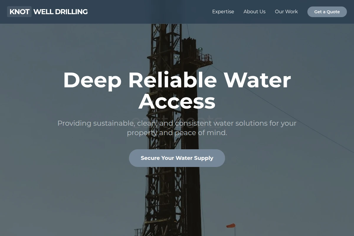 Knot Well Drilling